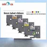 CEKACA Printer Part for Brother Label Machine Ribbon 6mm 9mm Adhesive Label TZC-121 TZC-221 TZC-421 TZC-521 TZC-621 TZC-721