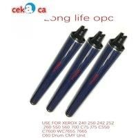 3PC DC240 DC250 Color OPC Drum for Xerox 560 242 250 240 252 260 550 700 C75 J75 C550 C7600 7655 7665 C60 C70 Printer Drum Unit