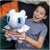 DreamWorks Dragons Squeeze & Growl Lightfury 10-inch Plush with sounds