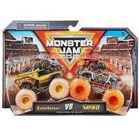 Monster Jam, Official Alien Invasion Vs. Bakugan Dragonoid Die-Cast Monster Trucks, 1:64 Scale, Kids Toys for Boys Ages 3 and up