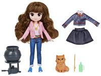 Wizarding World 8-inch Brilliant Hermione Granger Doll Gift Set with 5 Accessories and 2 Outfits, Kids Toys for Girls Ages 5 and up