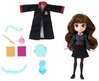 Wizarding World 6063882 8inFeatureFashionHermione Harry Potter, 20.3-cm Hermione Granger Light-up Patronus 7 Doll Accessories and Hogwarts Robe, Kids’ Toys for Ages 5 and up, Multicolour