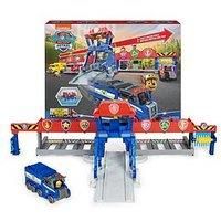 PAW Patrol Big Truck Pups, Truck Stop HQ, 91.4-cm-wide Transforming Playset, Action Figures, Toy Cars, Lights and Sounds, Kids Toys for Ages 3 and up