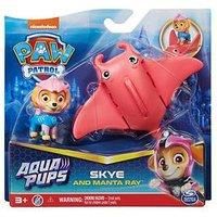 Paw Patrol, Aqua Pups Rubble and Hammerhead Action Figures Set, Kids Toys for Ages 3 and up