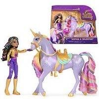 Unicorn Academy, Sophia & Wildstar Set with 2 Riding Accessories and Hair Styling Tool, Dolls and Unicorn Toys for Girls Aged 4 and up
