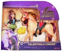 Unicorn Academy, Valentina & Cinder Set with 2 Riding Accessories and Hair Styling Tool, Dolls and Unicorn Toys for Girls Aged 4 and up