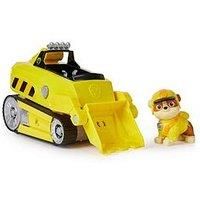 Paw Patrol Jungle Pups, Rubble Rhino Vehicle, Toy Truck with Collectible Action Figure, Kids’ Toys for Boys & Girls Aged 3 and Up