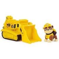 Paw Patrol, Rubble’s Bulldozer, Toy Vehicle with Collectible Action Figure, Sustainably Minded Kids’ Toys for Boys & Girls Aged 3 and Up