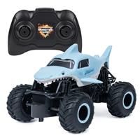 Monster Jam Official Megalodon Remote Control Monster Truck, 1:24 Scale, 2.4 GHz, for Ages 4 and Up