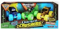 Monster Jam Charged Crushers1:64 Grave Digger Son-Uva Digger Earth Shaker 3PAK
