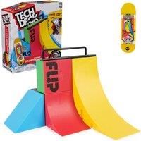 Tech Deck, Competition Wall 2.0 X-Connect Park Creator, Customisable and Buildable Ramp Set with Exclusive Fingerboard, Kids’ Toy for Boys and Girls Aged 6 and up