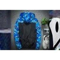 Unisex Blue Outdoor Camouflage Jacket Coat - 7 Sizes & 4 Colours!