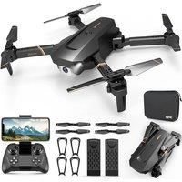 Foldable Drone with Dual 1080P Cameras and FPV Live Video!