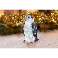 Set Of 3 Led Christmas Penguin Decor In 2 Sizes And 2 Options
