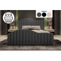 Upholstered Vertical Wave Premium Bed Frame - 5 Sizes & 3 Colours