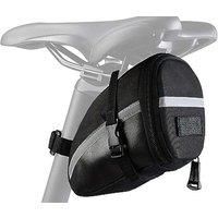 1.2L Waterproof Bicycle Saddle Bag - Black