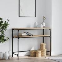 Console Table Sonoma Oak 100x35.5x75 cm Engineered Wood