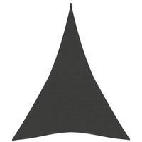 Sunshade Sail 160 g/m Anthracite 5x7x7 m HDPE