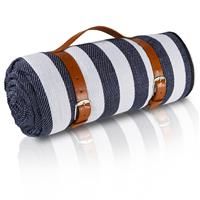 Howeet Picnic Blanket Outdoor 200x200cm Extra Large Mat(Green-White