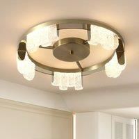 5 - Light 40cm LED Round Acrylic Flush Mount