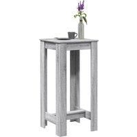 Bar Table Grey Sonoma 51x50x103.5 cm Engineered Wood