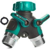 Two-Way Garden Hose Splitter