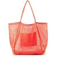 Mesh Beach Tote Bag - 8 Colours - Black