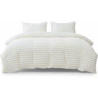 Super Soft Luxury Faux Fur Box Duvet Cover - 3 Sizes & 3 Colours