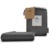 Panda 100% Bamboo Duvet Cover (Urban Grey, UK King) (225 x 220 cm)
