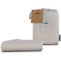 Panda 100% Bamboo Duvet Cover (Pure White, UK Double) (200 x 200 cm)