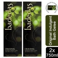 1x or 2x of 750ml Badedas Original Indulgent Bath Gelee with Chestnut Extract