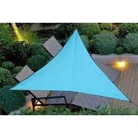 Uv-Resistant Triangular Sun Shade Sail Canopy - 3 Sizes - Blue