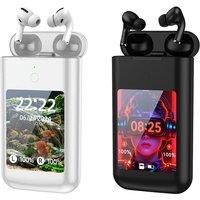 3-In-1 Smart Bluetooth Earphones With Power Bank - Black Or White