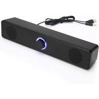 Usb-Powered Bluetooth Stereo Bass Soundbar - Plug & Play
