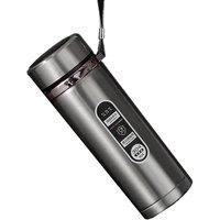 Stainless Steel Thermos Bottle W/ Led Display - 2 Options, 6 Colours