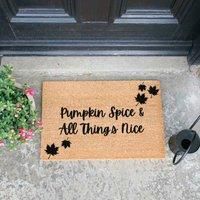 Artsy Doormats Pumpkin Spice And All Things Nice Doormat