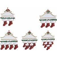 Diy Christmas Stocking Pendant - 5 Options