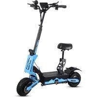 ARWIBON GT08 Electric Scooter with 5600W Motor, 60V, 27AH, Adult Electric Scooter, 11-inch Non-Tubeless Off-Road Tires, Blue