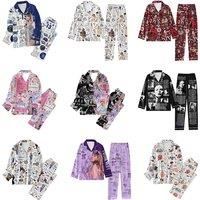 Taylor Swift Inspired Long Sleeve Pyjama Set - 6 Sizes, 9 Designs