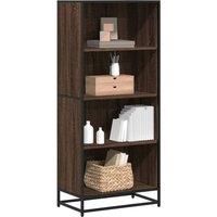 Bookcase Brown Oak 60x35x139 cm Engineered Wood
