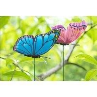 50 Luminous Butterfly Garden Stakes