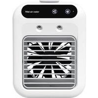 Usb Portable Desktop Fan With Dual Speed - 2 Colours - White