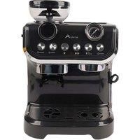 Coffee Machine With Adjustable Grind, Steamer & Accessories
