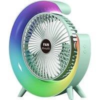 Usb Quiet Personal Desk Fan - Blue, Green, Pink!
