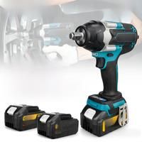 1800N.M Torque Brushless Electric Impact Wrench 1/2 inch Lithium-Ion Battery Cordless Wrench Tools