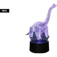 3D Dinosaur Illusion Night Light - 4 Designs