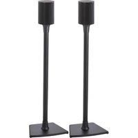 SANUS WSSE12 Black Pair Fixed Height Speaker Stands For Sonos Era 100