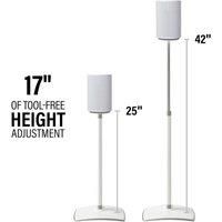 Sanus WSSE12 Pair of Speaker Stands for Sonos Era 100 - White
