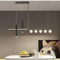 45W Dimmable Modern LED Pendant Light, 120cm Remote-Controlled