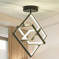 36W Black LED Ceiling Light Modern Flush Mount Lighting